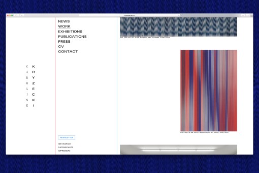 New website for Caroline Kryzecki