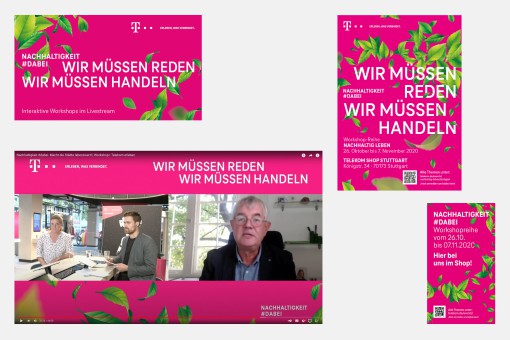 Telekom livestreams on sustainability