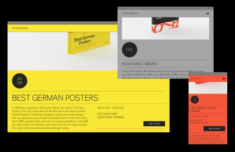 Webshop für Optik Books